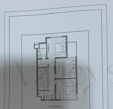 Floor plan for townhouse at The Valleys