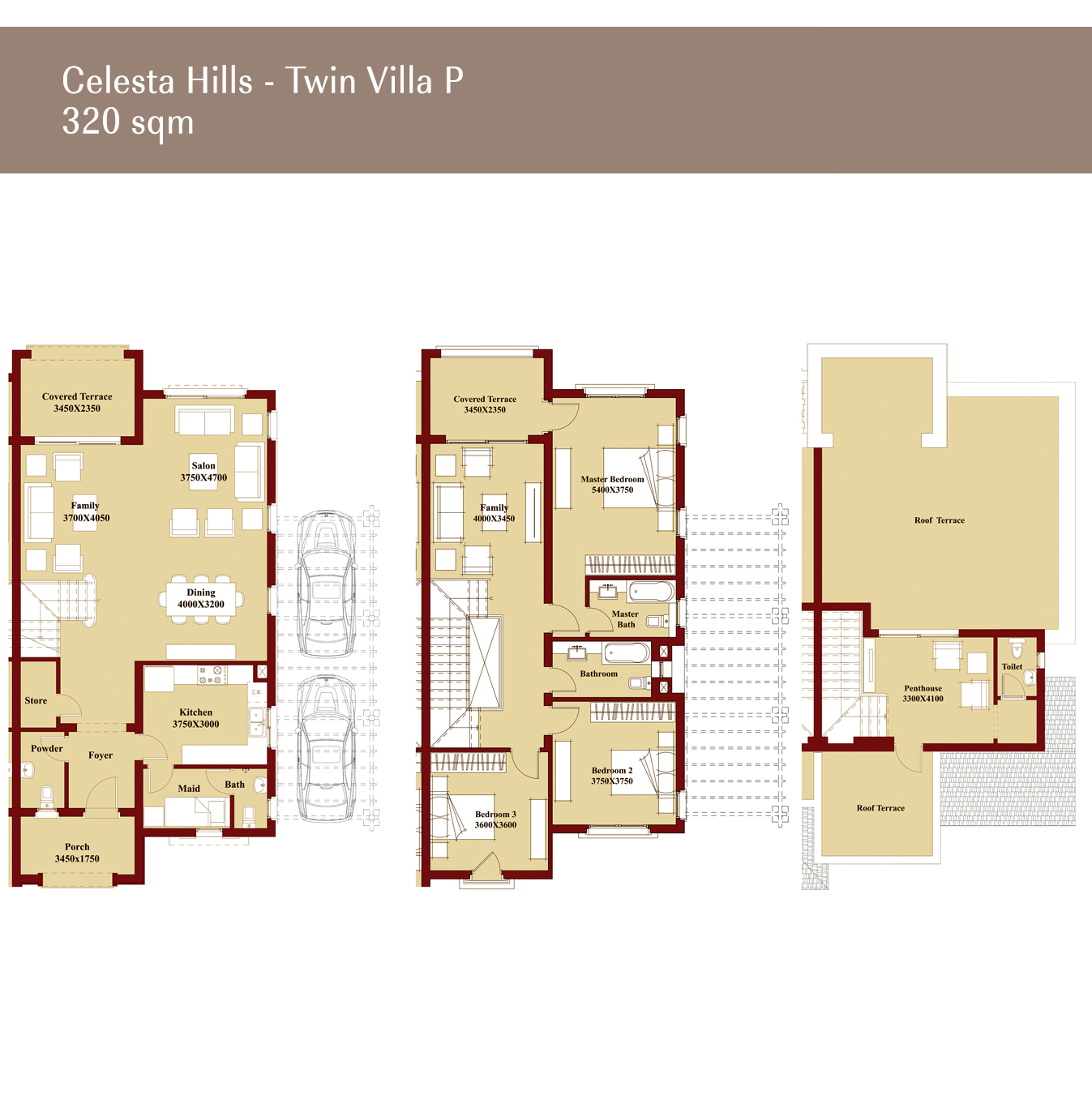 Floor plan for  at Uptown Cairo