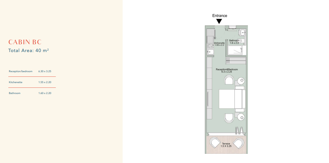 Floor plan for  at Il Monte Galala