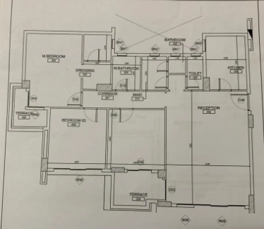Floor plan for apartment at Il Bosco New Capital