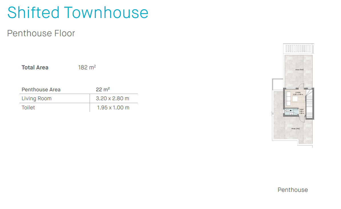 Floor plan for townhouse at Hyde Park North - Seashore