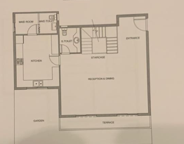 Floor plan for duplex at Aliva Mountain View Mostakbal City