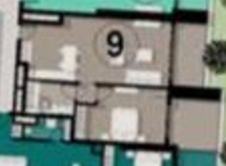 Floor plan for apartment at Zed Tower