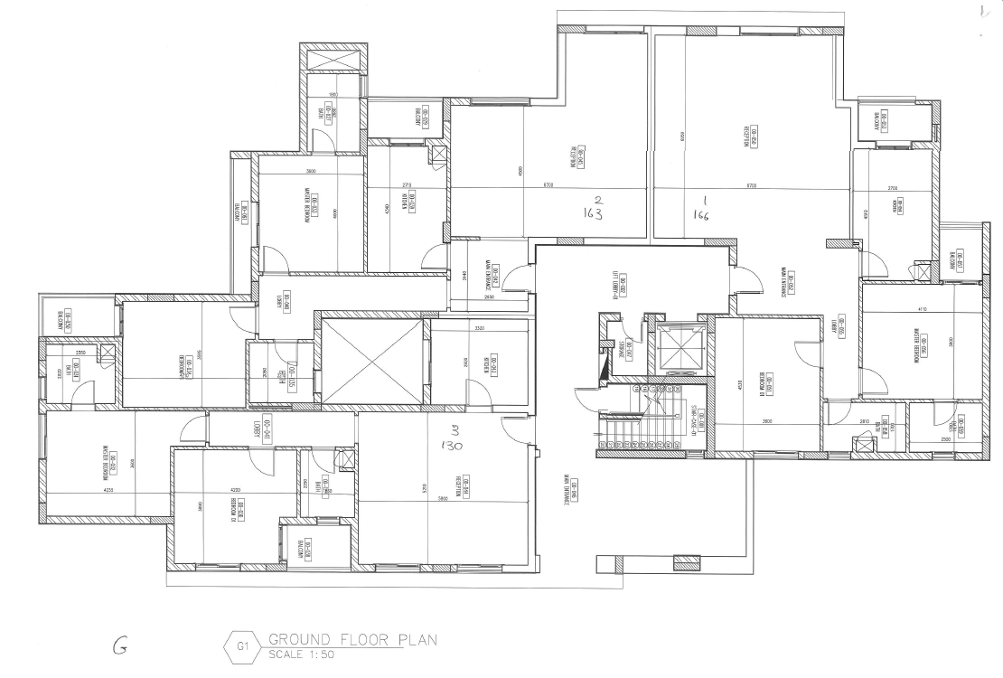 Floor plan for apartment at W signature