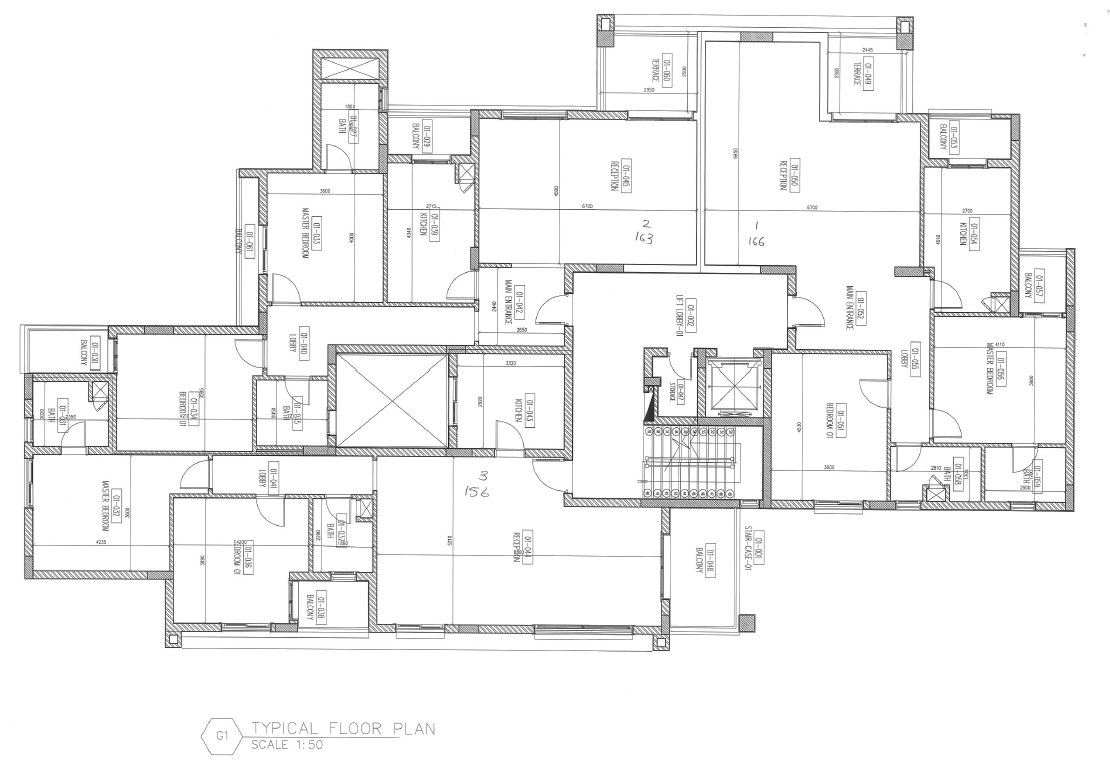 Floor plan for apartment at W signature