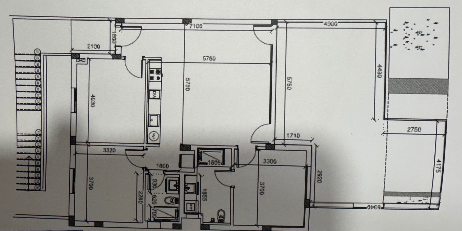 Floor plan for penthouse at Fouka Bay