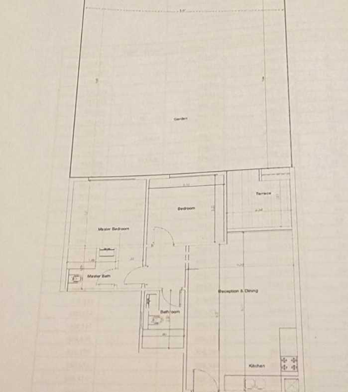 Floor plan for chalet at Cali Coast Ras El Hekma
