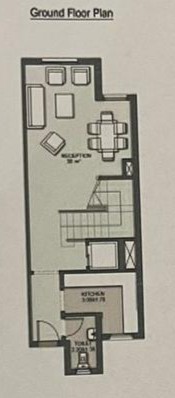 Floor plan for townhouse at Sarai