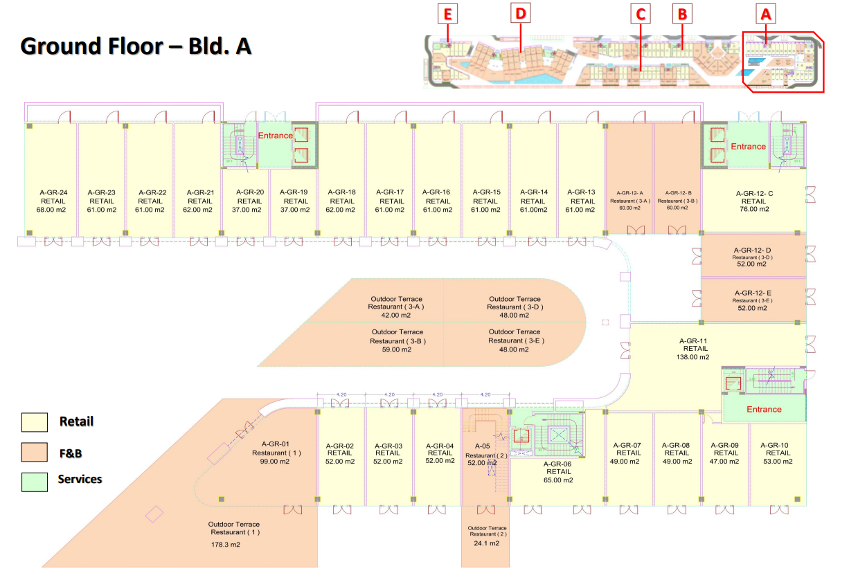 Floor plan for  at Thru Dal Developments