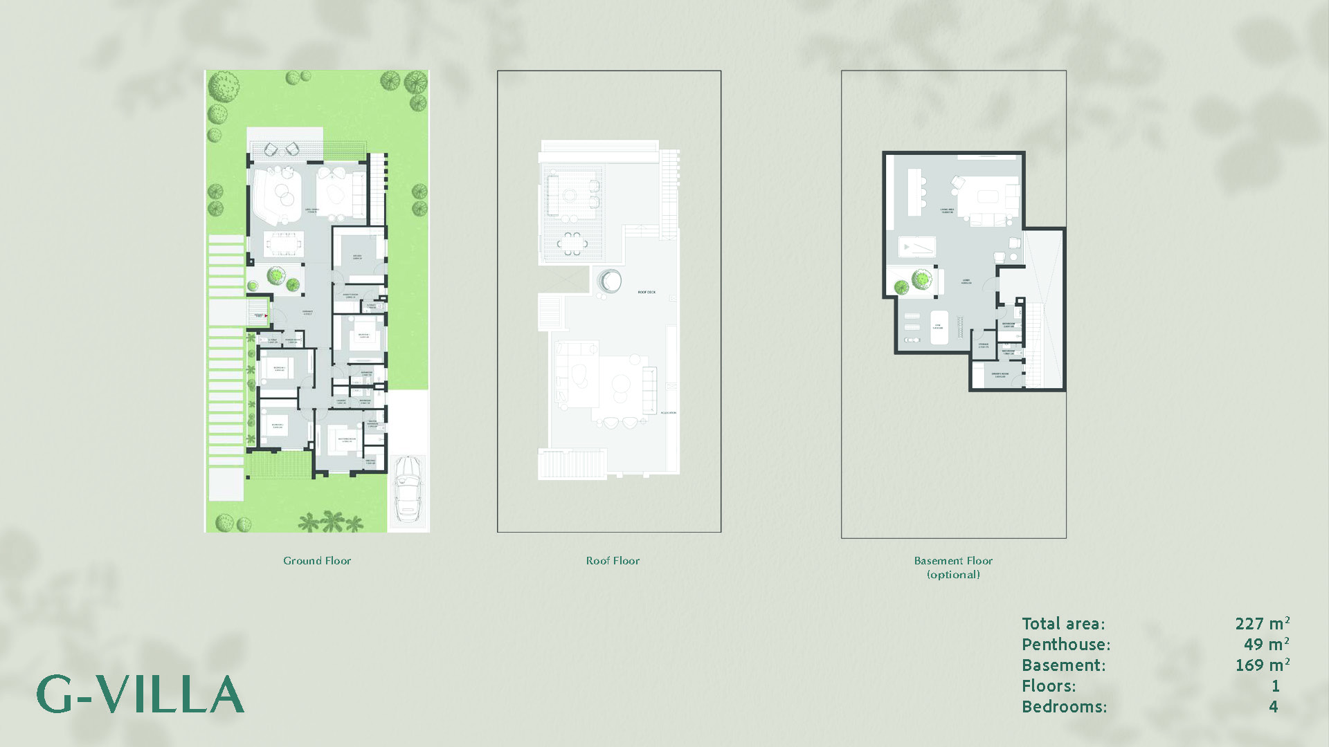 Floor plan for villa at O West Orascom