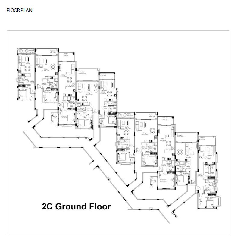 Floor plan for apartment at Soma Breeze