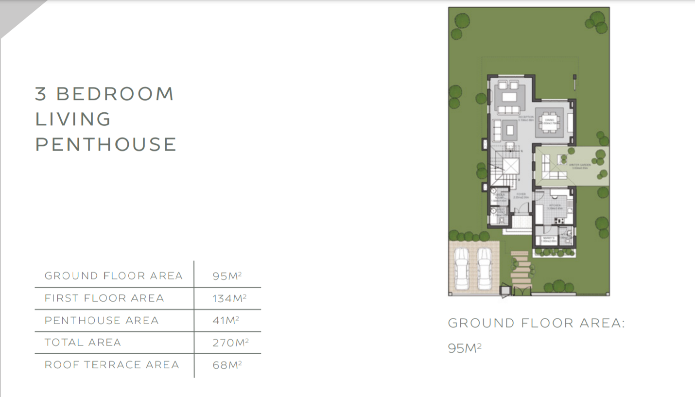 Floor plan for villa at SODIC East