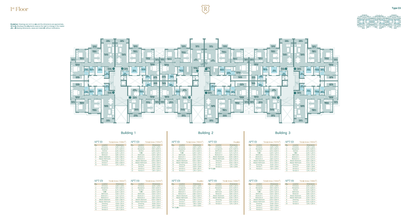 Floor plan for apartment at Regent's Square