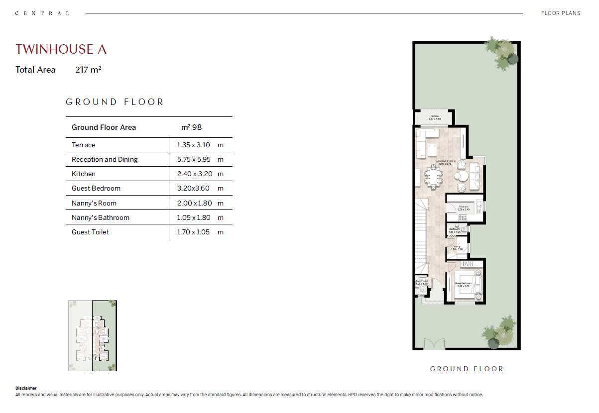 Floor plan for  at Hyde Park Central