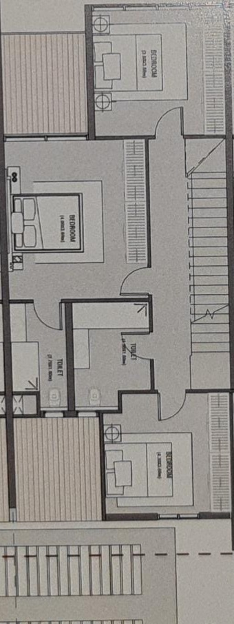 Floor plan for townhouse at Saada
