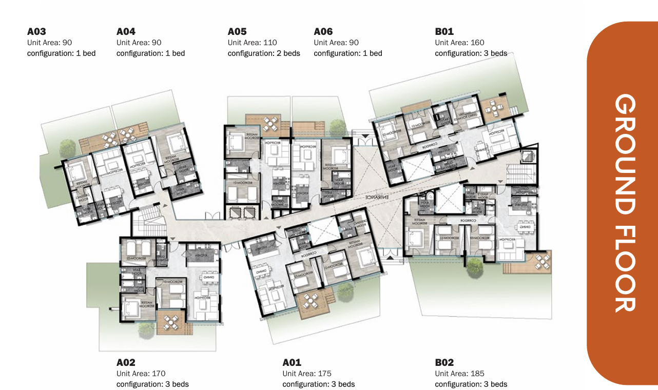 Floor plan for  at Leaves