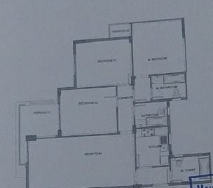 Floor plan for apartment at Mountain View iCity October
