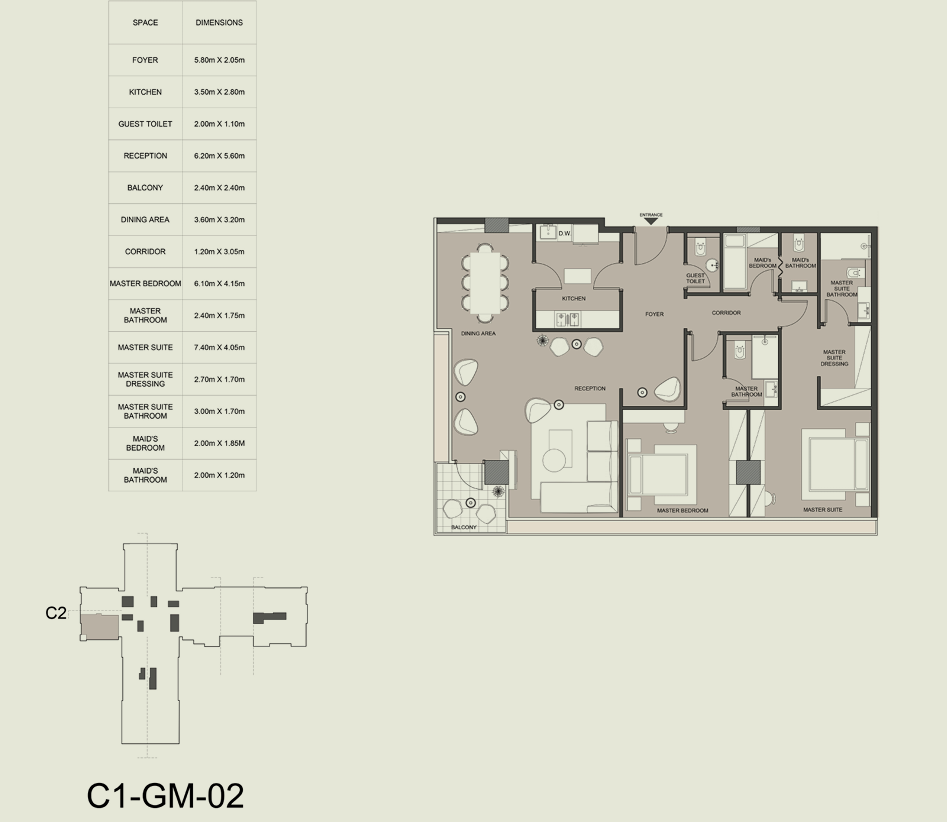 Floor plan for duplex at Edge