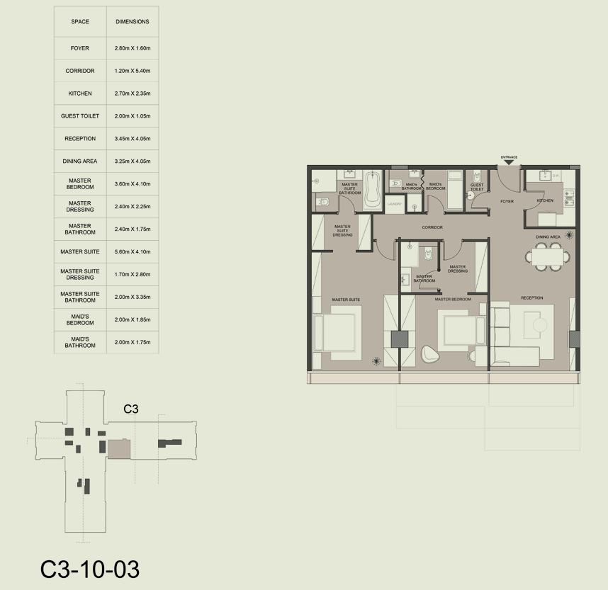Floor plan for duplex at Edge