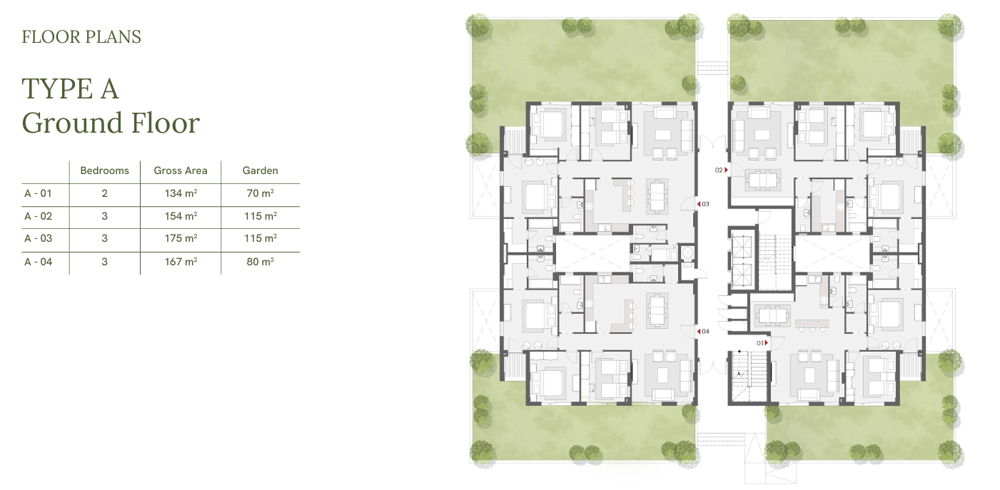 Floor plan for penthouse at One33
