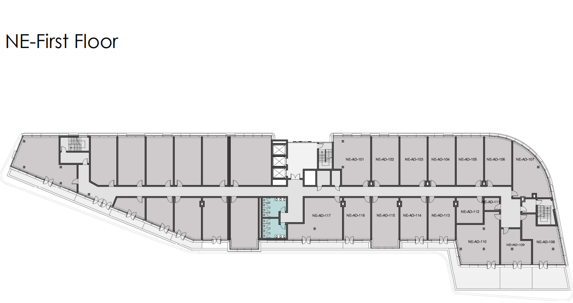 Floor plan for  at Blue Walk