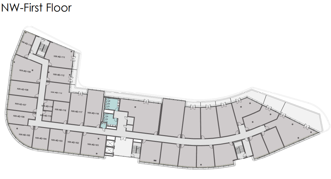 Floor plan for  at Blue Walk
