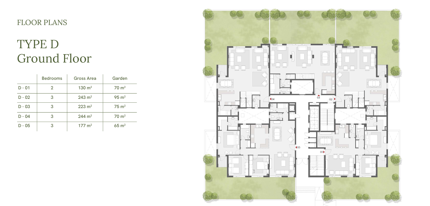 Floor plan for penthouse at One33