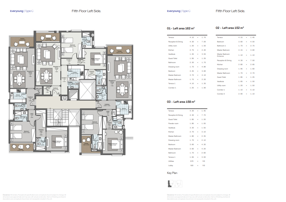 Floor plan for apartment at Ever