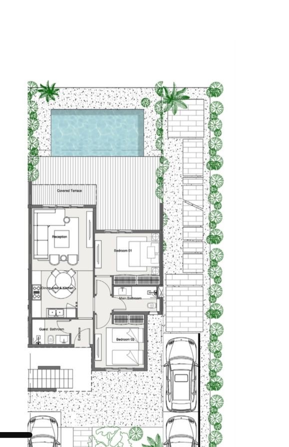 Floor plan for chalet at Summer