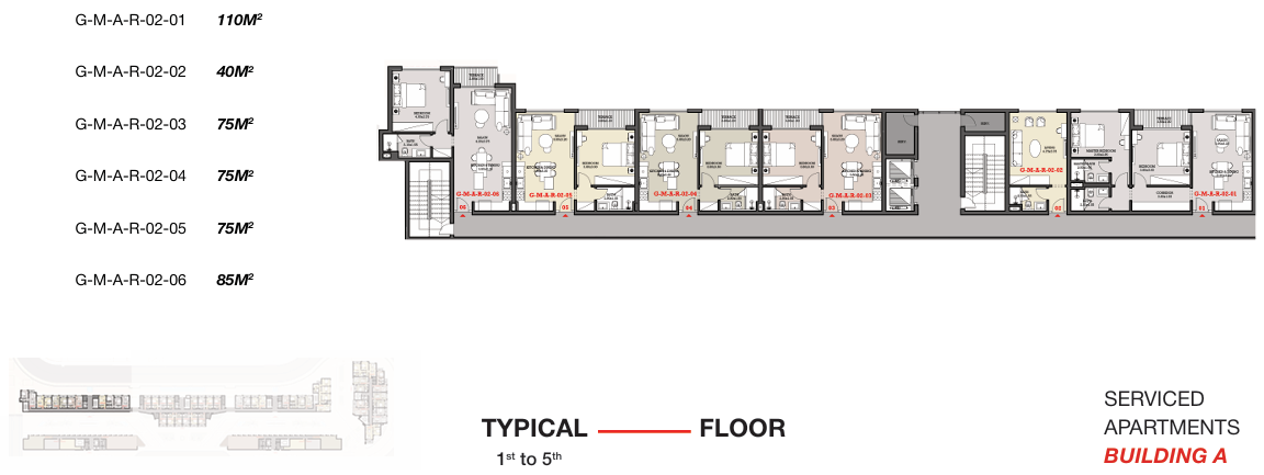 Floor plan for apartment at Garnet