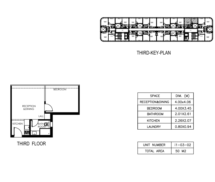 Floor plan for apartment at Parklane