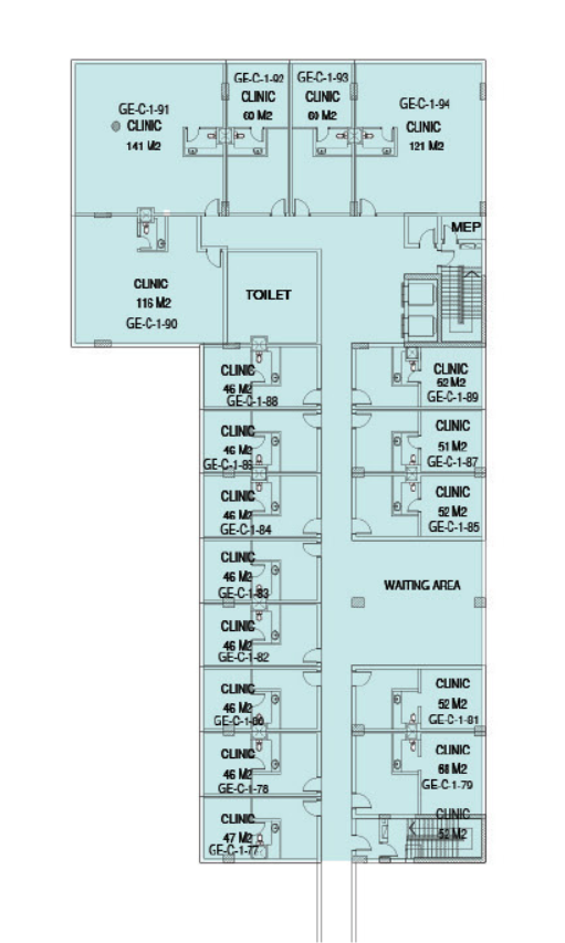 Floor plan for  at The Gryd