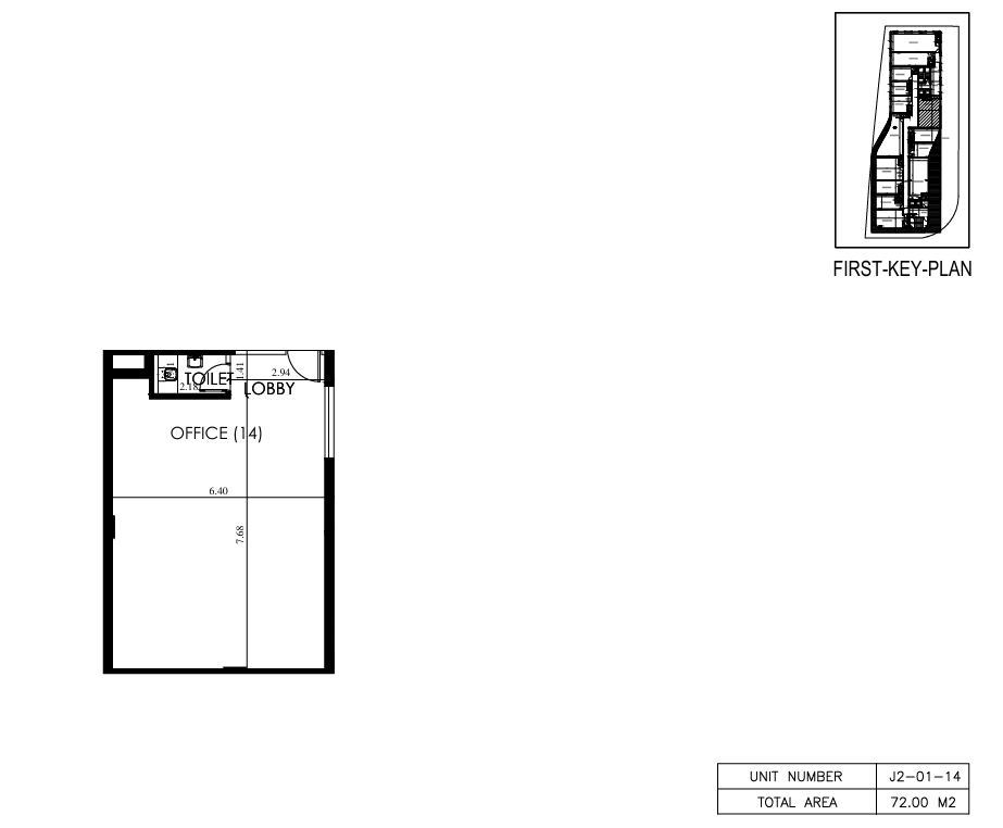 Floor plan for  at Parklane
