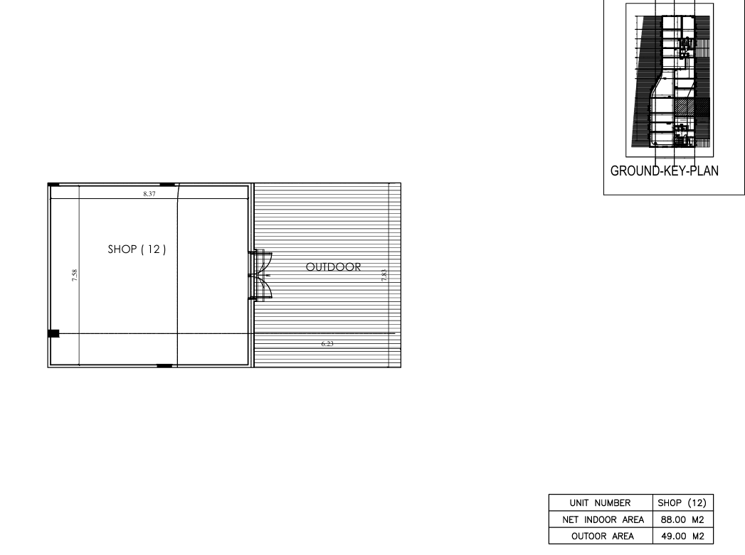 Floor plan for  at Parklane