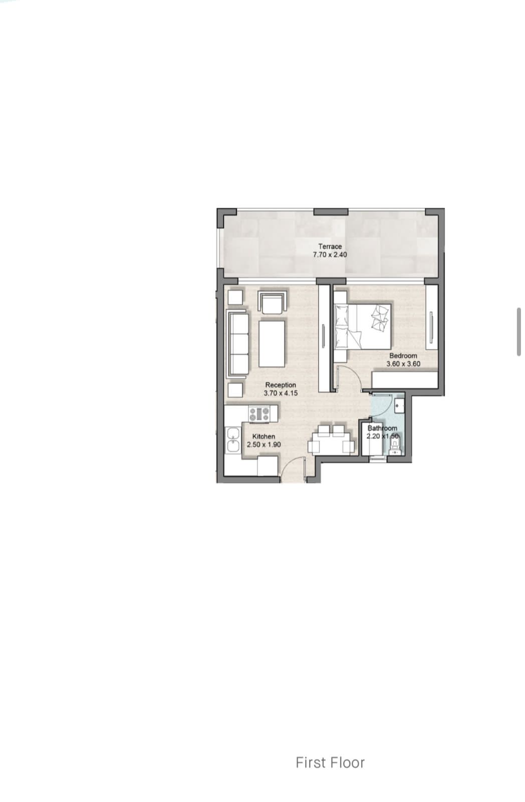 Floor plan for chalet at Hyde Park North - Seashore