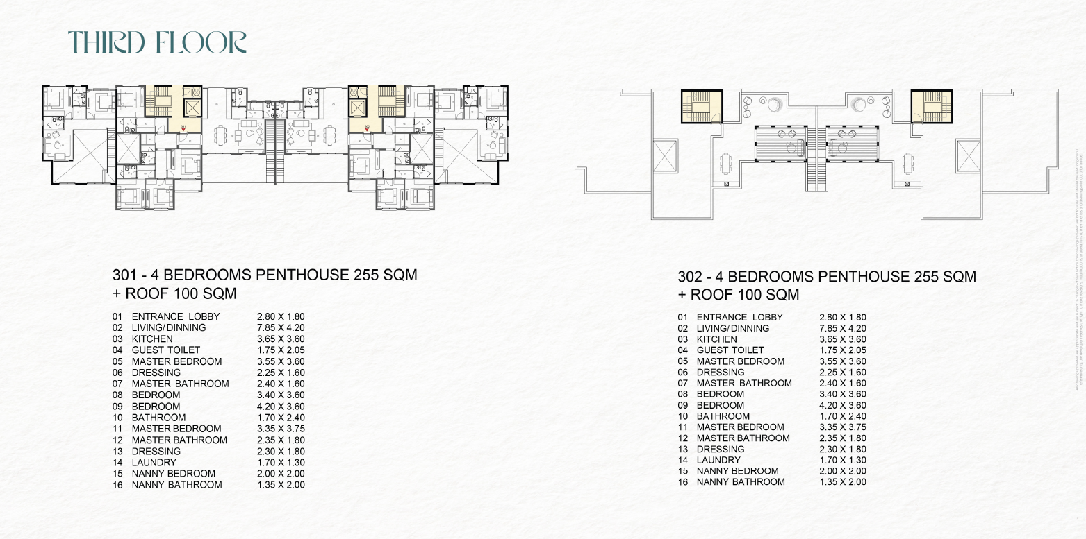 Floor plan for  at Saada Boutique