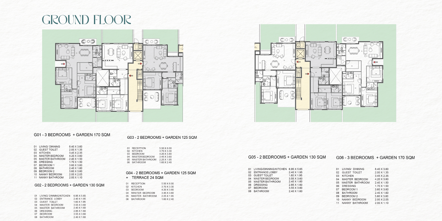 Floor plan for  at Saada Boutique