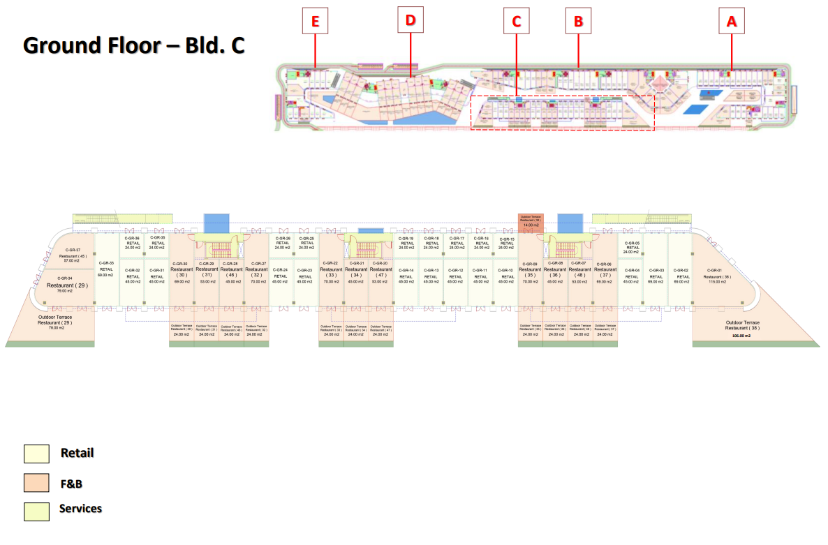 Floor plan for  at Thru Dal Developments