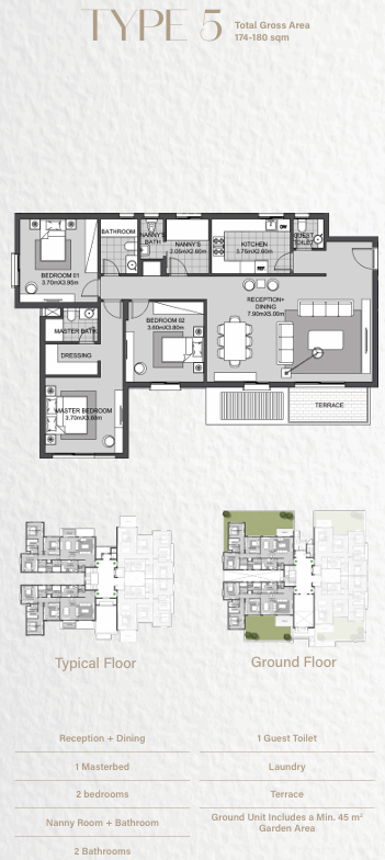 Floor plan for apartment at Oak Residence