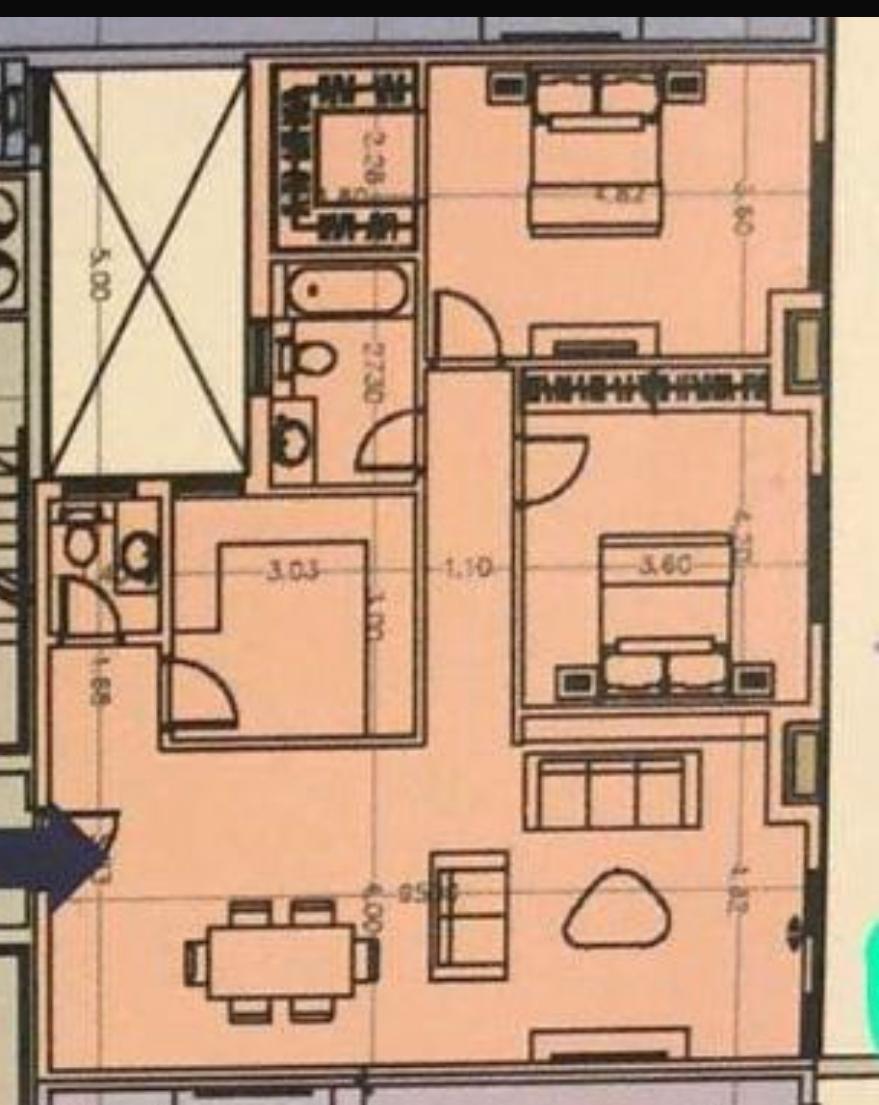 Floor plan for apartment at The City of Odyssia