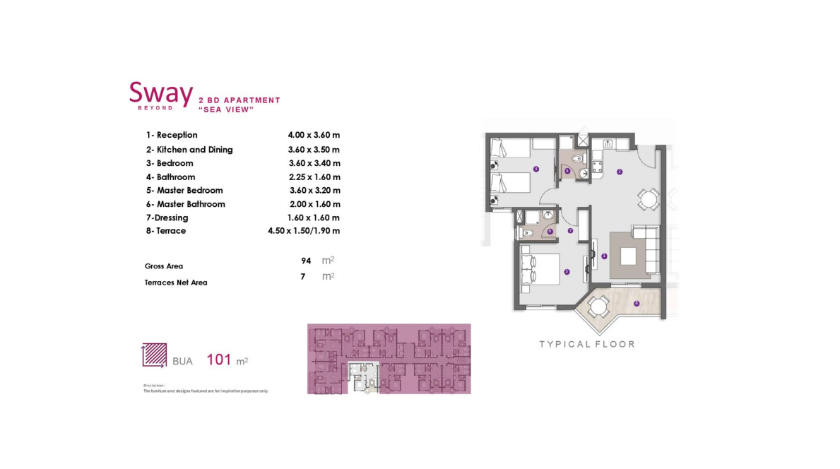 Floor plan for chalet at D.O.S.E