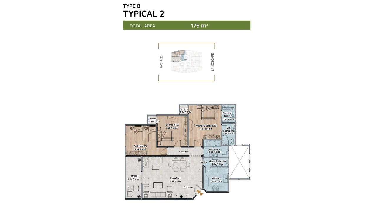 Floor plan for apartment at Rock Eden
