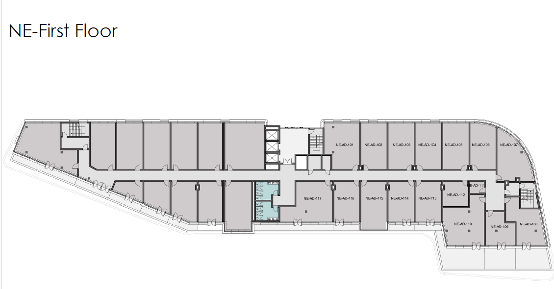 Floor plan for  at Blue Walk