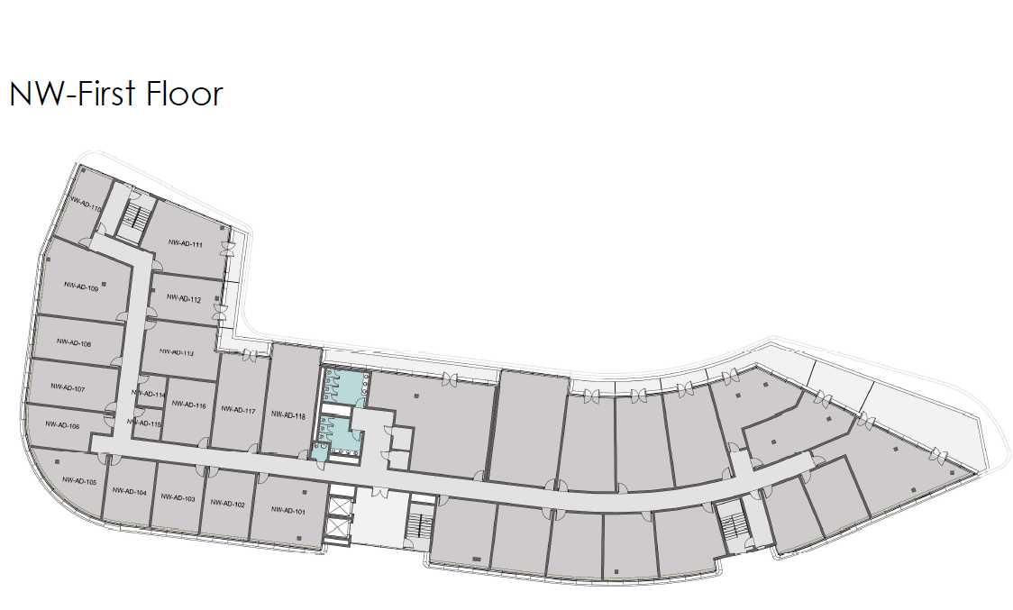 Floor plan for  at Blue Walk