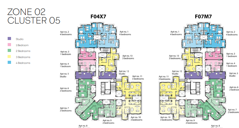 Floor plan for apartment at Il Latini SED