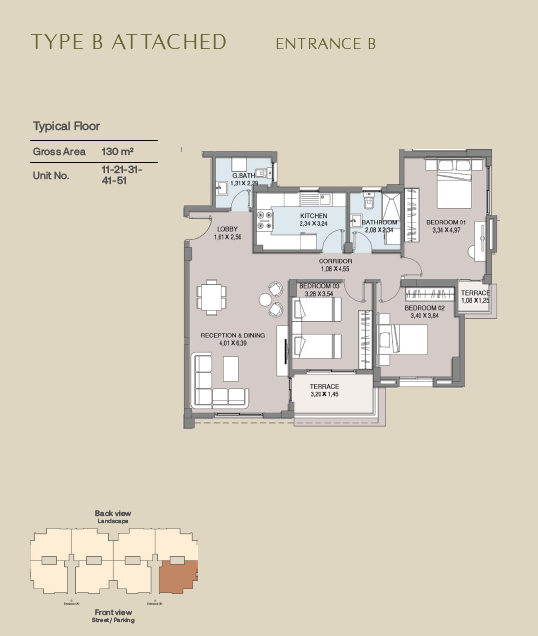 Floor plan for apartment at Westview Residence