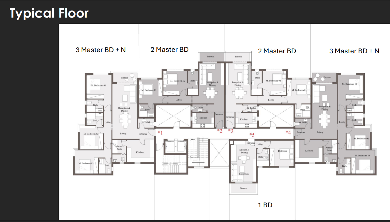 Floor plan for  at Jirian - Palm Hills