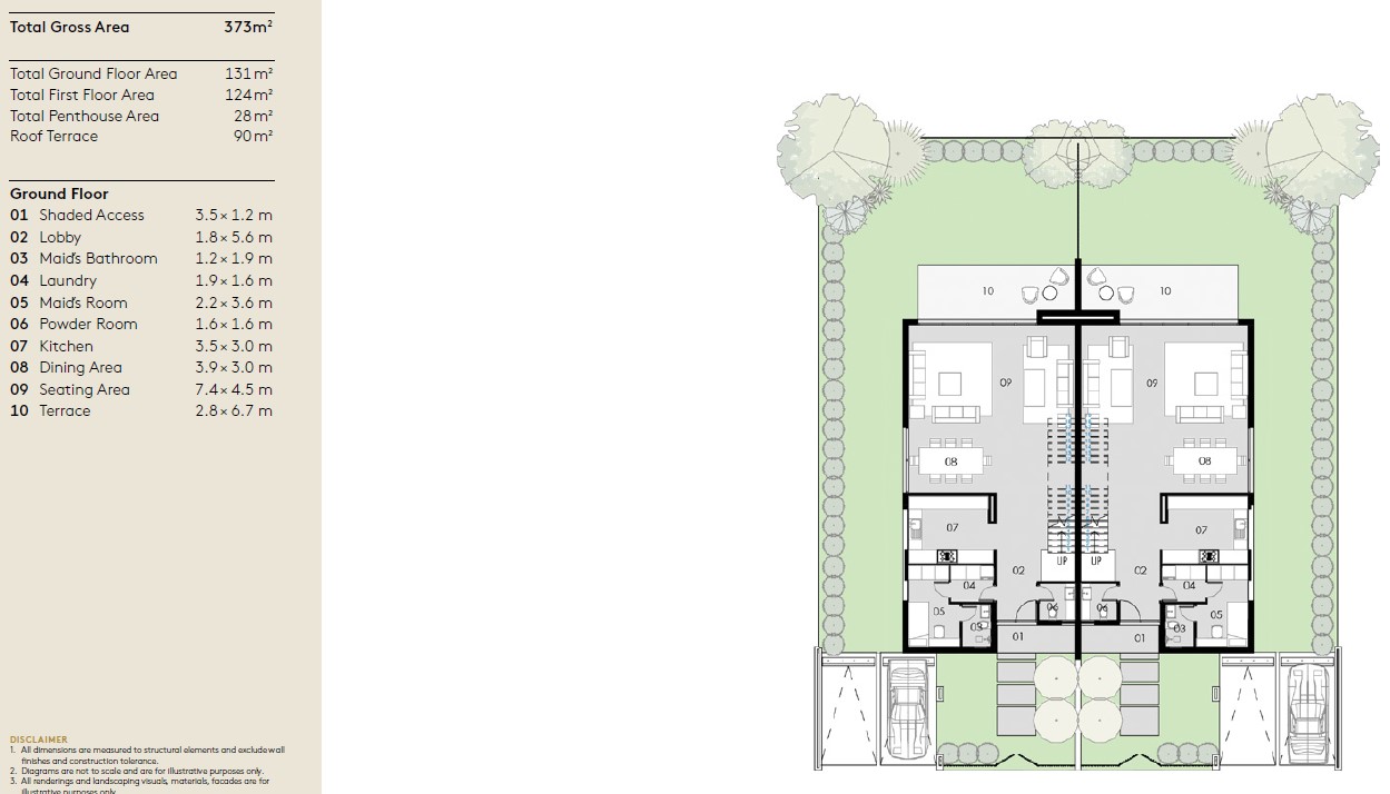 Floor plan for  at Al Burouj
