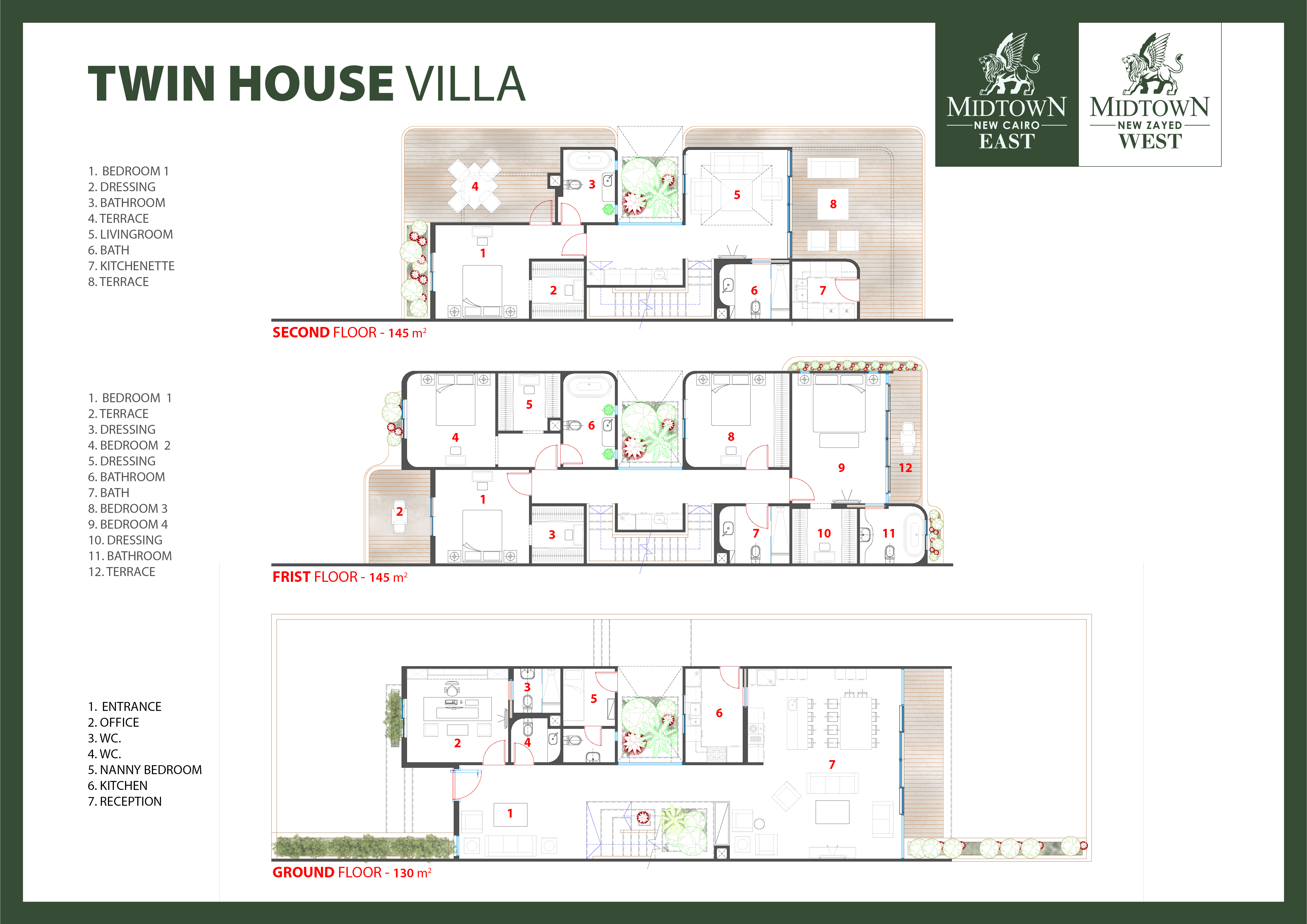 Floor plan for  at Midtown East