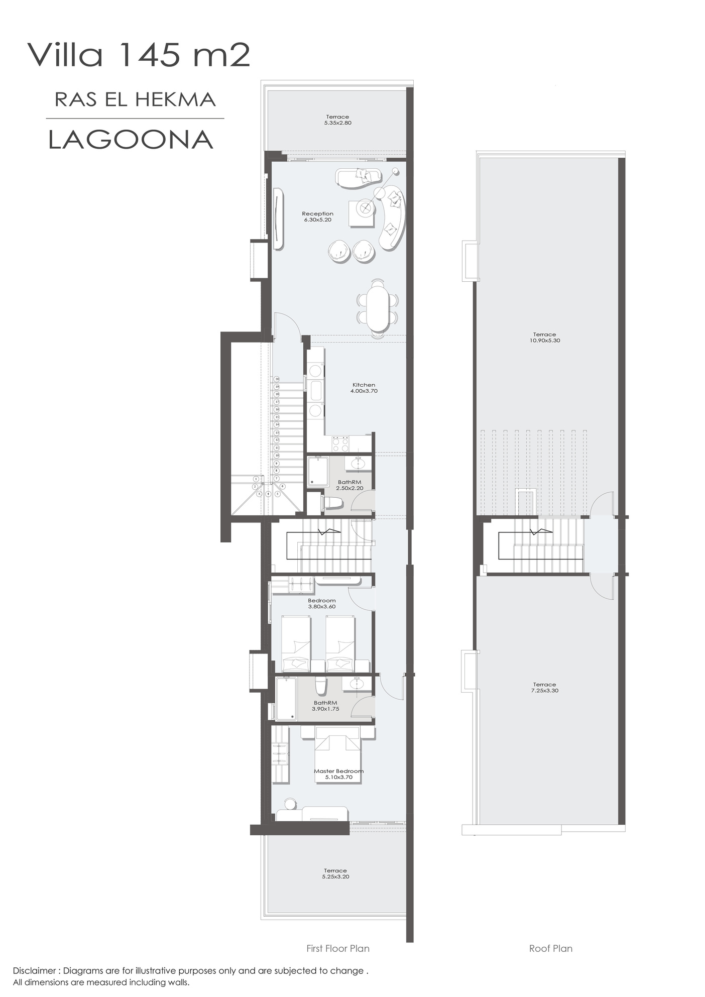 Floor plan for chalet at Seavia
